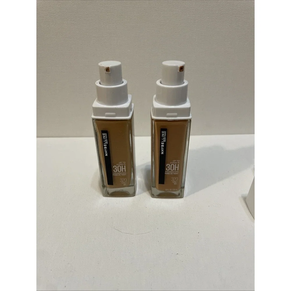 Lot Of 2 Maybelline Super Stay‎ Active Wear 30H Foundation 320 Honey Miel